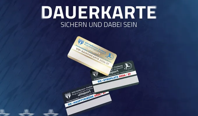 Mit der SGV-Dauerkarte live dabei im Frankenstadion