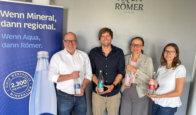 aquaRömer wird neuer Mineralwasser-Partner des SGV