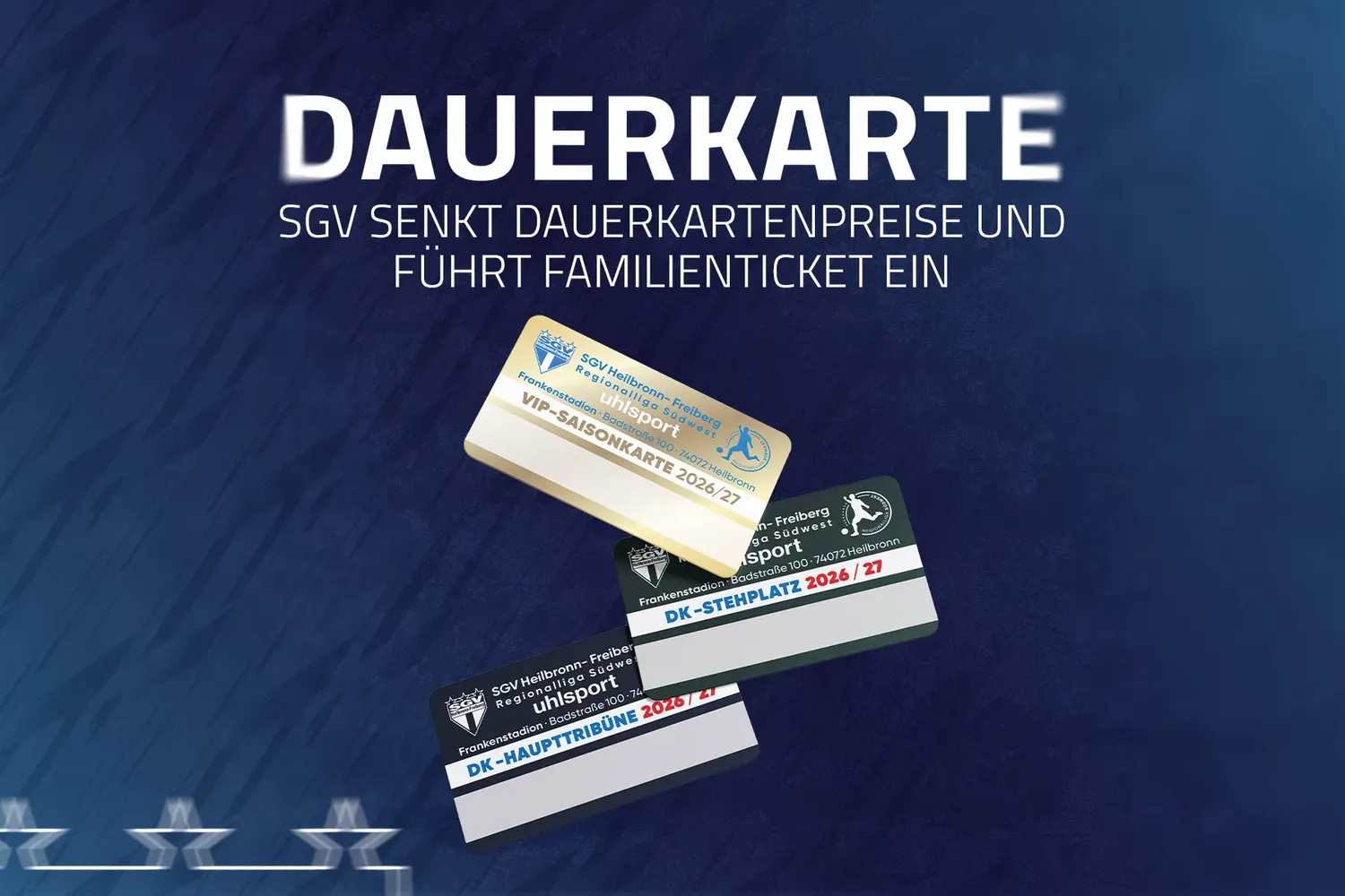 SGV senkt Dauerkartenpreise – und führt Familienticket ein