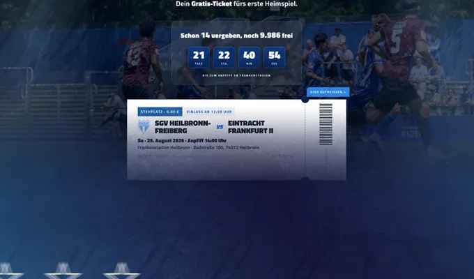 SGV-Ticketaktion startet: Jetzt kostenlose Plätze sichern!