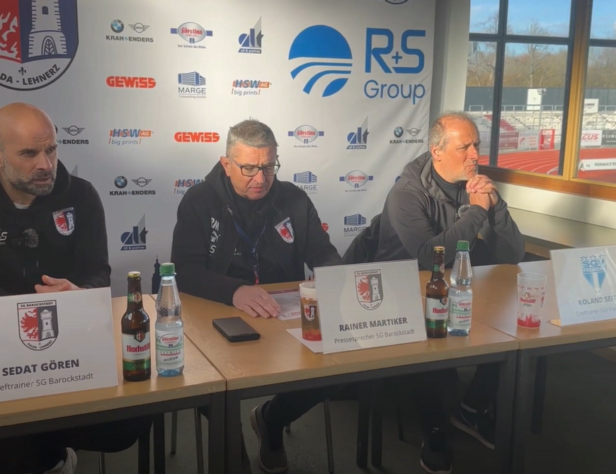 Pressekonferenz I SG Barockstadt Fulda-Lehnerz vs. SGV Freiberg Fußball | 20.Spieltag | Saison 23/24