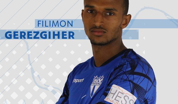 Filimon Gerezgiher im Sommer zu Elversberg