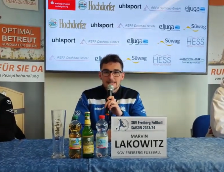 Pressekonferenz I SGV Freiberg Fußball vs. FSV Frankfurt | 23. Spieltag | Saison 2023/24