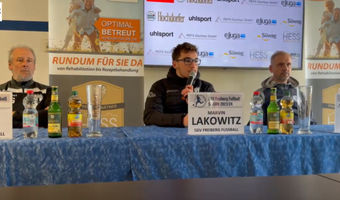 Pressekonferenz I SGV Freiberg Fußball vs. FC Astoria Walldorf| 25. Spieltag | Saison 2023/24