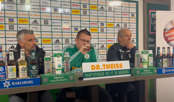 Pressekonferenz I FC 08 Homburg vs. SGV Freiberg Fußball | 27. Spieltag | Saison 2023/24